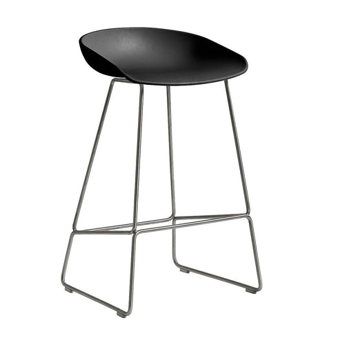 About a Stool AAS 38 Bar Stool Low Stainless Steel Base